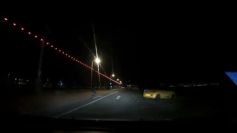 Night driving Paignton .GoPro 26th March 2023