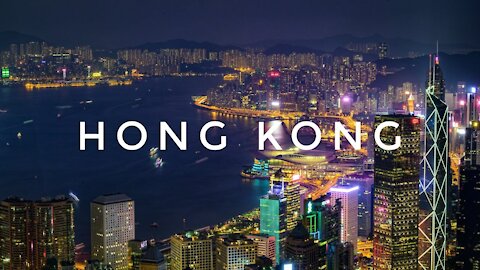 Hong Kong - scenic relaxation film with calming music