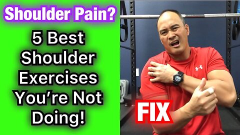 Shoulder Pain?! Stabilize It! 5 Best Shoulder Exercises You’re Not Doing! | Dr Wil & Dr K