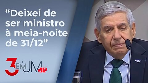 General Heleno se exime de culpa nos atos de 8 de janeiro em depoimento na CPMI