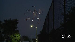 Late night fireworks continue to be a nuisance across Baltimore City