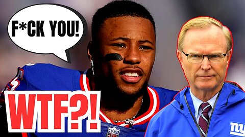 Saquon Barkley Goes On CRAZY RANT! THREATENS "F**K YOU" To The New York Giants Over Contract!