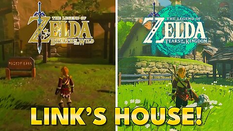 Returning To LINK'S HOUSE from Breath of the Wild in Tears of the Kingdom...