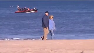 Biden Takes A Stroll on The Beach As Americans Are Still Being Held Hostage by Hamas