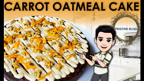 Healthy And Easy Baked Carrot Oatmeal Cake