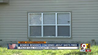 Monroe residents concerned about shots fired into home