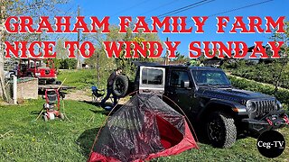 Graham Family Farm: Nice to Windy Sunday