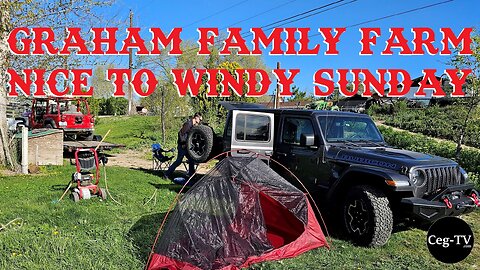 Graham Family Farm: Nice to Windy Sunday