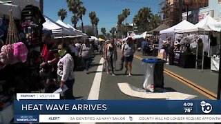 Heat wave sets in over San Diego County