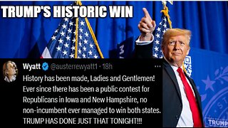 1/24/2024 - Trump Historical Win! Nikki delusional! Kayleigh a RINO? Power of your Faith!