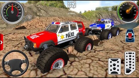Juegos De Carros - Police Monster Truck Impossible Driver #1 - Car Extreme Racing Android Gameplay