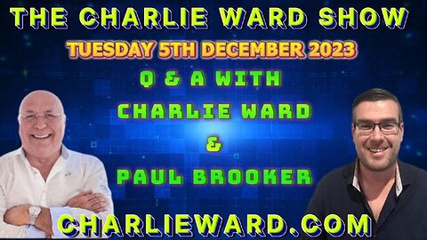 Q AND A WITH CHARLIE WARD & PAUL BROOKER - TUESDAY 5TH DECEMBER 2023