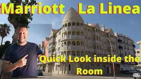 Marriott Hotel, La Linea, Quick Look Inside the Room, (No Commentary)