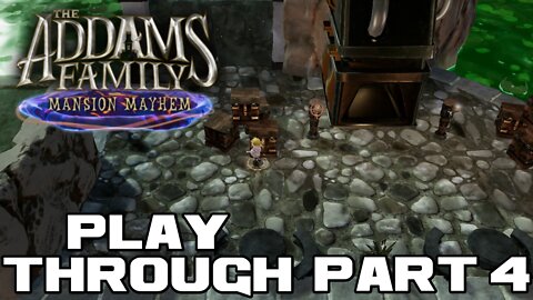 🎃👻🦇 The Addams Family: Mansion Mayhem - Part 4 - Nintendo Switch Playthrough 🦇👻🎃 😎Benjamillion