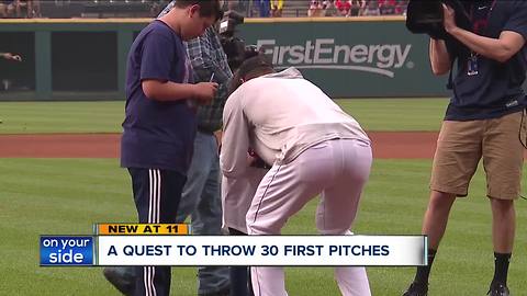 A mother's love, 3D printed hand enables young girl to throw out first pitch