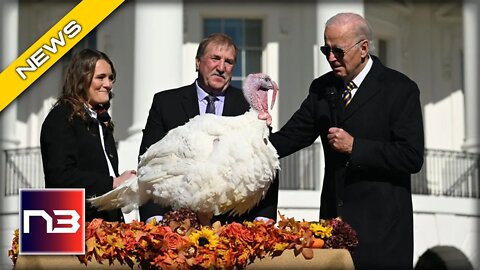 Biden’s Sign Language Interpreter STUMPED When He Makes Comment About A Turkey