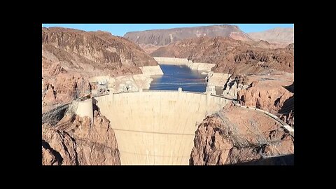 Hoover Dam Viewed from Mike O'Callaghan-Pat Tillman Pedestrian Memorial Bridge