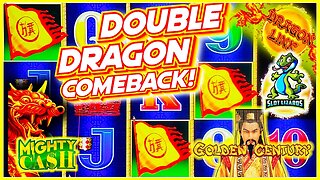 WHAT A BATTLE!!! COMEBACK! Dragon Link Golden Century VS Mighty Cash Dragon Flies Slots HIGHLIGHT