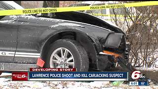 Lawrence police shoot, kill carjacking suspect following pursuit