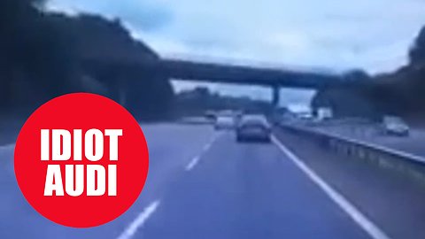 This is what happened to man who tried dangerous overtake on motorway