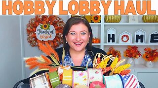 NEW HOBBY LOBBY Craft HAUL For FALL Sale Clearance