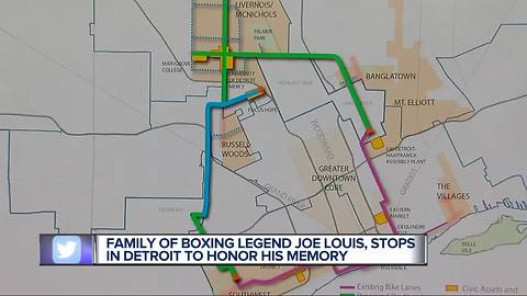Family of Joe Louis, city leaders announce Joe Louis Greenway in Detroit