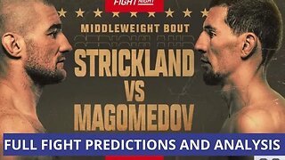 Sean Strickland vs Abusupiyan Magomedov | Full Fight Preview, Analysis And Predictions
