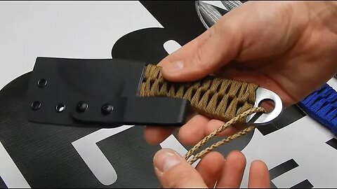 How to install knife lanyards (fixed & folders) #shedknives #diy