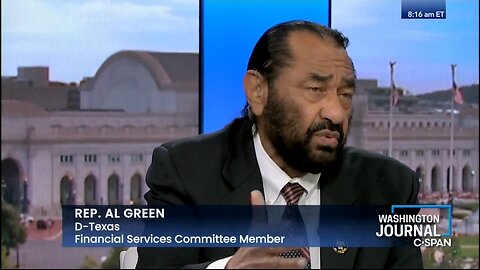 Rep Al Green Outrageously Says Netanyahu Benefits From Hamas