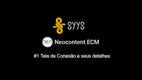 Neocontent ECM #01 Tela de login e Tela principal