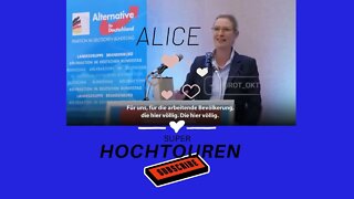 AKTUELLE KAMERA Alice Weidel auf Hochtouren