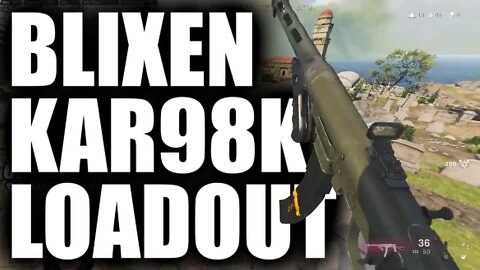Blixen and Kar98k Loadout for Warzone