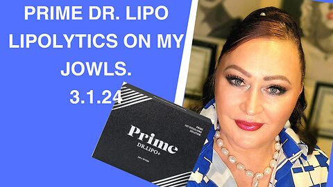 DIY LIPOLYTICS ON MY JOWLS WITH PRIME DR. LIPO 3.1.24