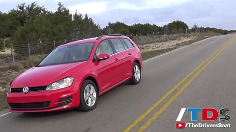 First Drive! 2015 VW Golf SportWagen. The Un-Crossover