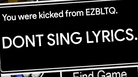 GETTING KICKED OUT OF AN AMONG US LOBBY FOR SINGING LYRICS