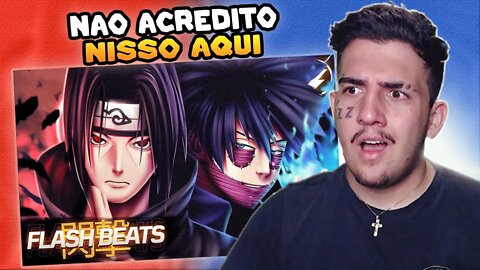 FLASH BEATS - Rap do Itachi e Dabi - Lados da Escuridão | Ft. MC SID | REACT @FlashBeatsManow