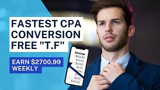 The Fastest Free Method CPA Conversion, CPA Marketing, Affiliate Marketing, Make Money Online