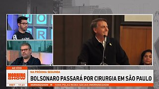 Bolsonaro passará por cirurgia em São Paulo na próxima segunda-feira (11)