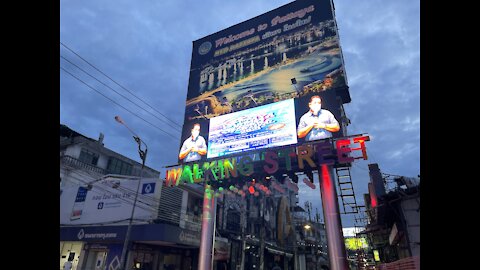 Walking Street Pattaya Thailand - November 12th 2021 what does it look like now?