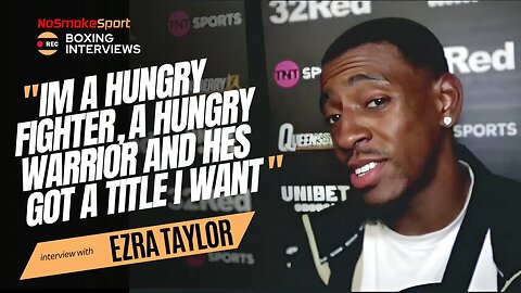 Ezra Taylor Reacts To His Stoppage With 1 Second To Go #ZhangJoyce2