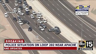 Police situation closes Loop 202 Red Mtn EB near Apache
