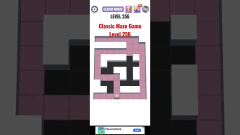 Classic Maze Game Level 256. #shorts