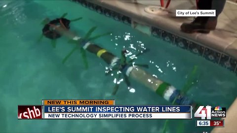 Lee’s Summit uses device to inspect condition of water line without shutting off water flow