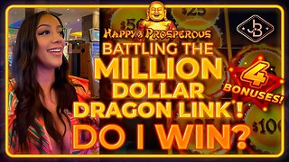 Battling The Million Dollar Dragon Link! Will I Win A Jackpot ? 🎰