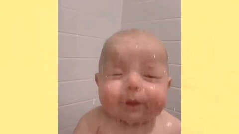 OMG 😲😲😲😥New Born American Baby Taking Shower 😲😲😲In Bathroom