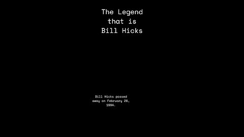 Bill Hicks on Scientology #lronhubbard #billhicks