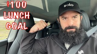 Top Dasher Lunch Shift Making $100 In My Tesla With DoorDash and UberEats