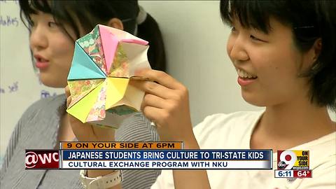 Japanese students bring culture to Tri-State kids