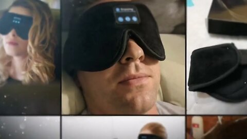 New 3D headphone wireless music sleep artifact breathable smart eye mask Bluetooth v5.2 headset