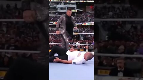 Shane McMahon RETURNS then INJURED During #wrestlemania39 #wwe #wrestlemania #SHORTS #wrestling